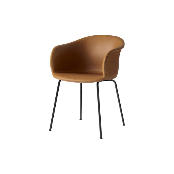 Elefy JH29 Dining Chair, cognac/black, &Tradition