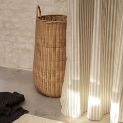 Chambray Shower Curtain, sand/off-white, ferm LIVING