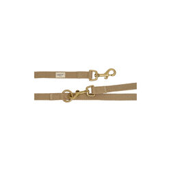 Adjustable dog leash, beige, Drew's Dogwear