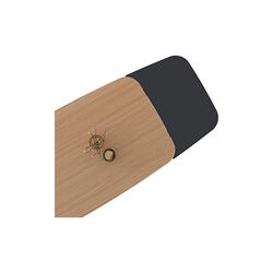 BPS201 Holmen Table Leaf, black, Bernh. Pedersen & Søn