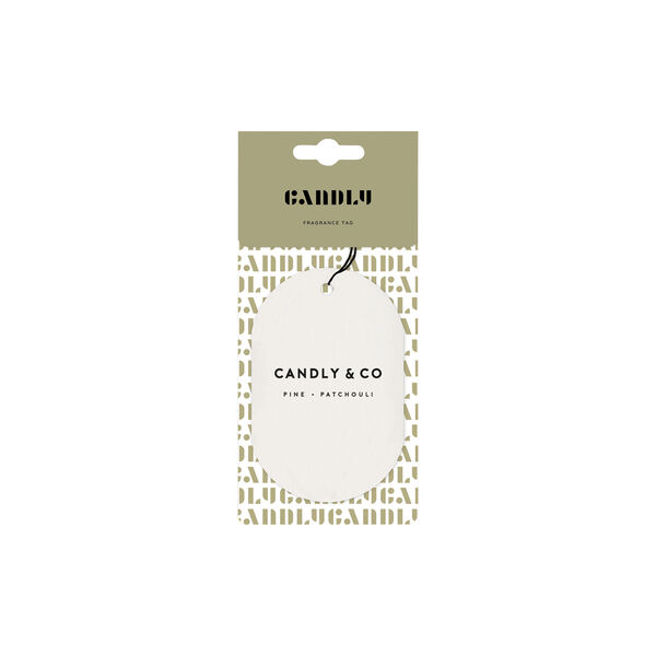 No. 4 Scented Car/Room Tag, Pine/Patchouli No. 4 Scented Car/Room Tag, Pine/Patchouli, Candly & Co