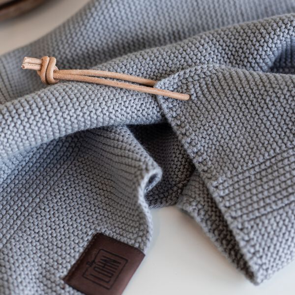 Knitted Towel, spanish grey Knitted Towel, spanish grey, By LOHN