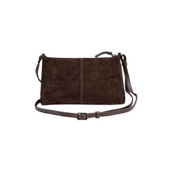 MarciMBG Crossbody Bag Suede, dark brown, Markberg