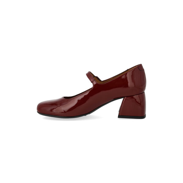 Mary-Jane shoe, berry, ANGULUS