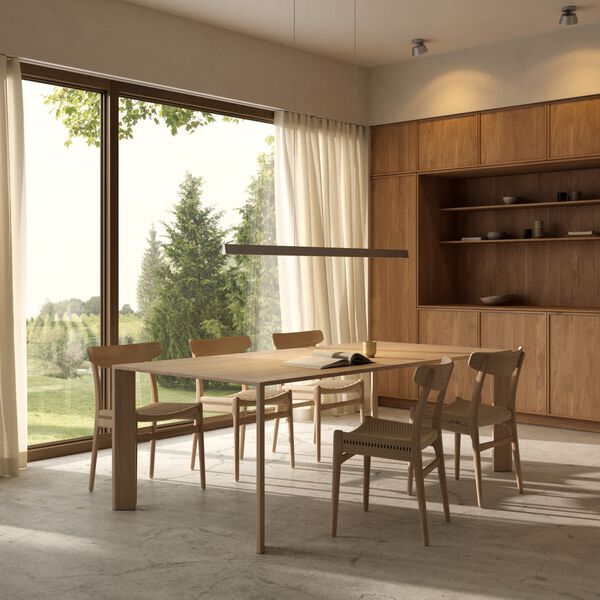 EDGE LINEAR S1500 Pendant, titanium, LIGHT-POINT