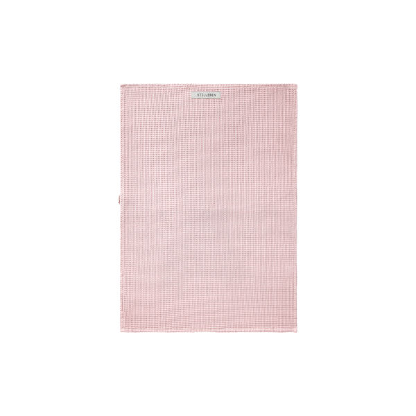 Tea towel waffle, chalk pink, Stilleben