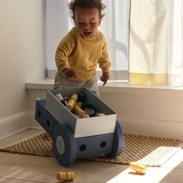 3-in-1 Baby Walker, deep blue/sky blue 3-in-1 Baby Walker, deep blue/sky blue, MODU