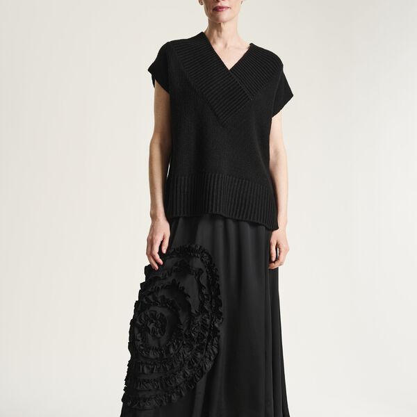 Nitto sleeveless blouse, black, BITTE KAI RAND