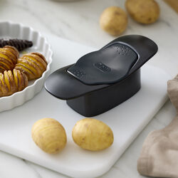 Hasselback cutter, black, Rosti