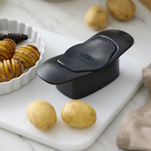 Hasselback cutter, black, Rosti