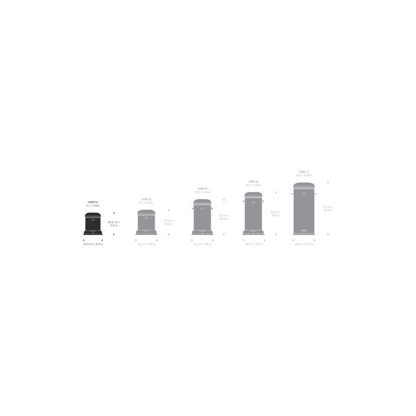 VIPP13 Pedal Bin, white VIPP13 Pedal Bin, white, Vipp