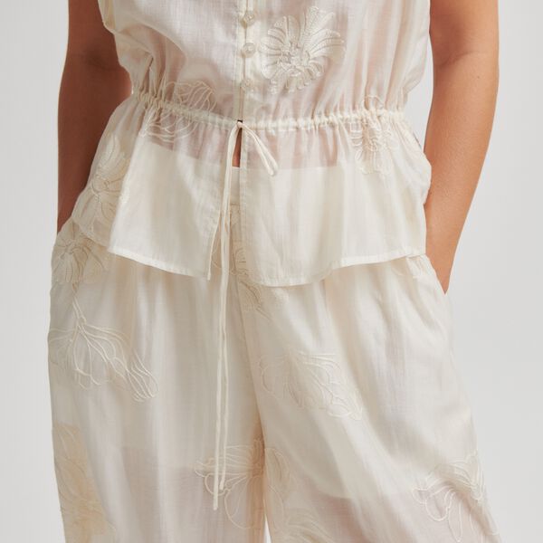 Vira Trousers, soft beige, Second Female