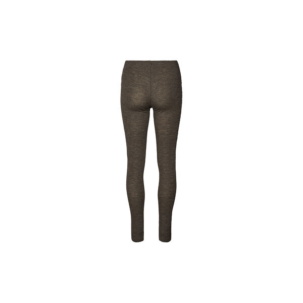 Merino Wool Leggings Haze, dark brown melange, Rethinkit