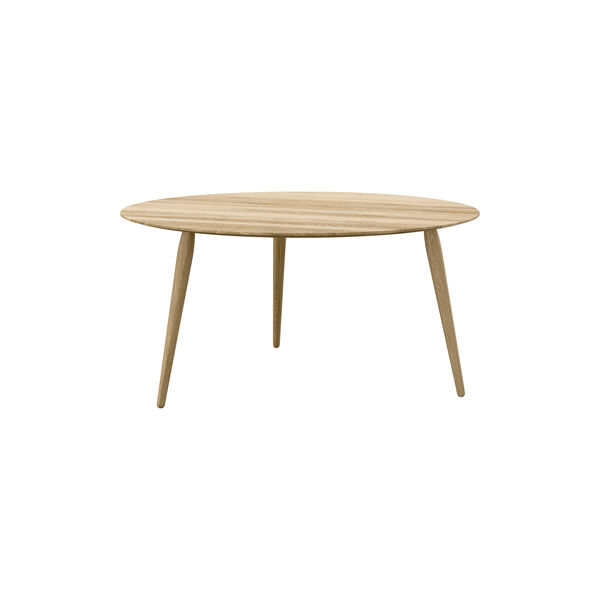 PLAYround &Oslash;90 Coffee Table, natural oiled oak, Bruunmunch Furniture