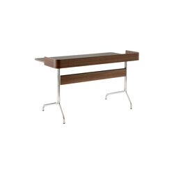 Pavilion Desk AV17, walnut/iron, &Tradition