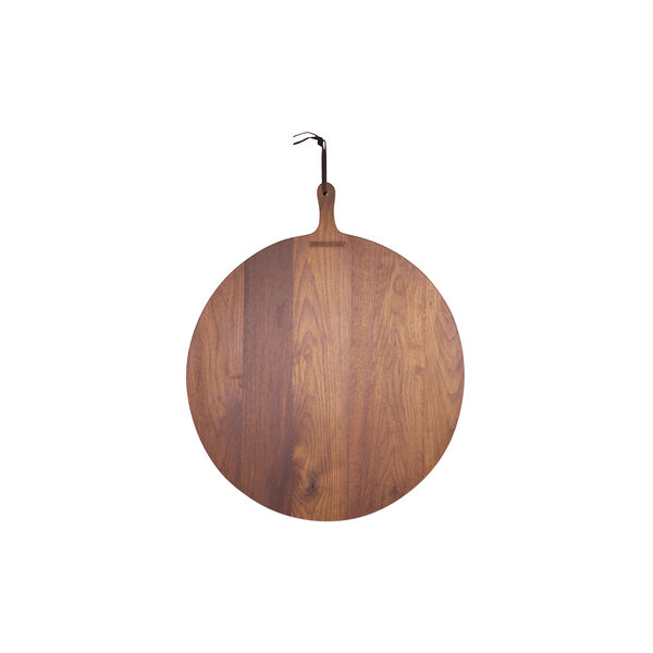 Serving board round, walnut, Dutchdeluxes