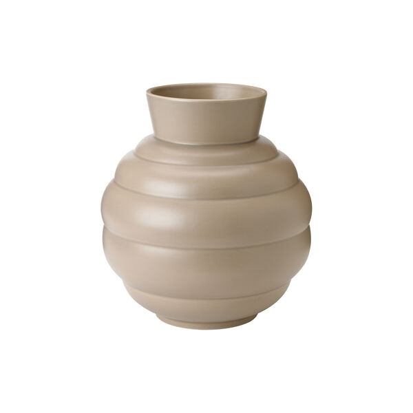 Tortus Archie vase No 3, dark sand, Knabstrup Keramik