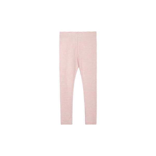 Leggings Stripe, coral/offwhite, Serendipity