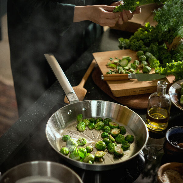 Norden Steel Frying Pan Uncoated &Oslash; 28 cm, Fiskars