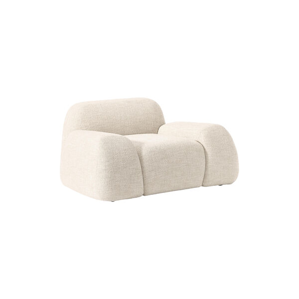 Wolke Lounge Chair, boucl&eacute; light beige, Westwing Collection