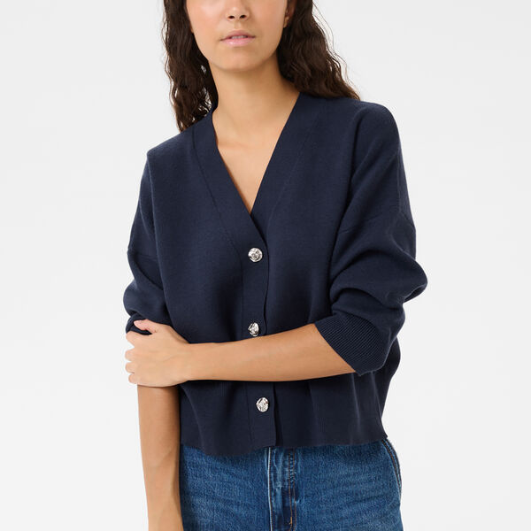 KBAntonella V-Neck Cardigan, inkwell KBAntonella V-Neck Cardigan, inkwell, Karen by Simonsen