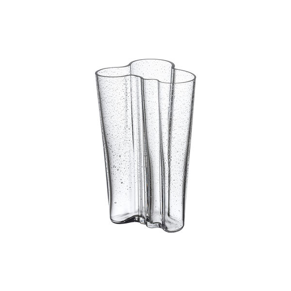 Alvar Aalto Vase 20 cm, bubble glass clear, Iittala