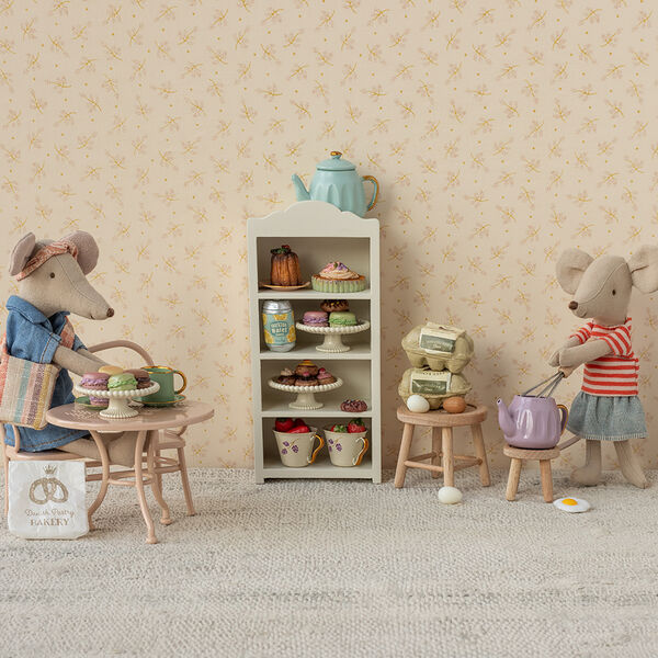 Big Mouse Caf&eacute; Set, pale pink, Maileg