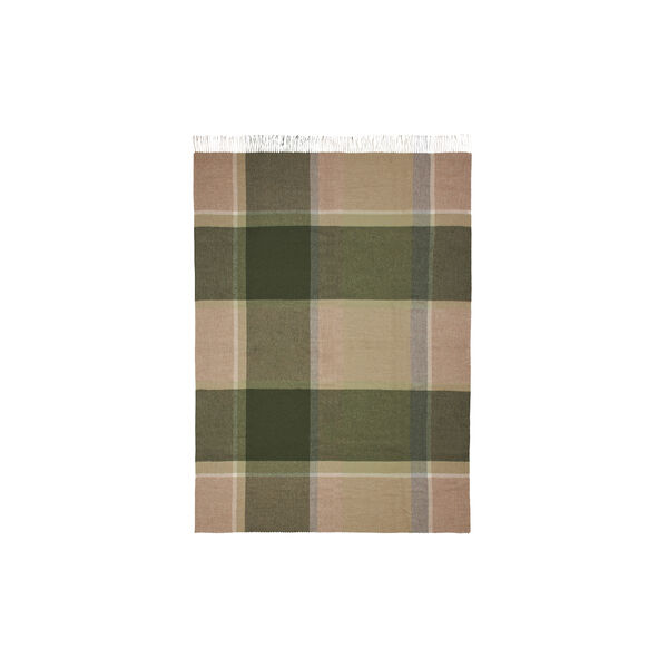 Manhattan Throw, bottle green, ELVANG
