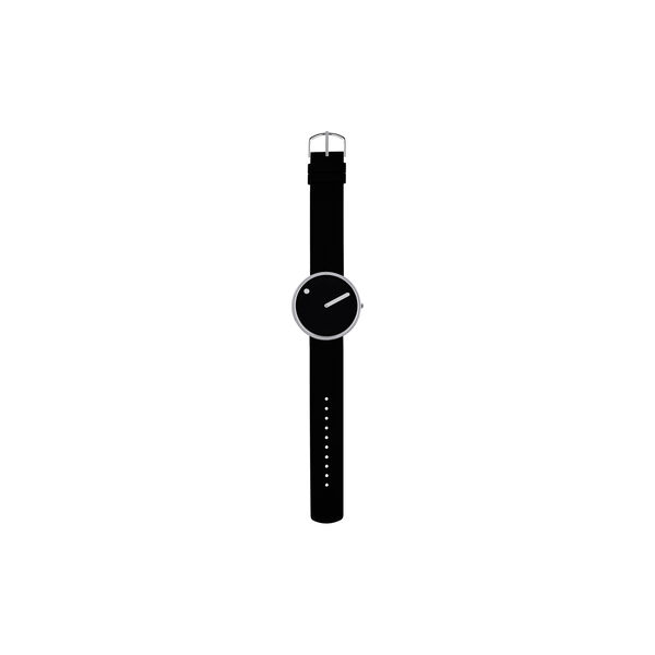 PICTO Wrist Watch, white/steel/black, Picto