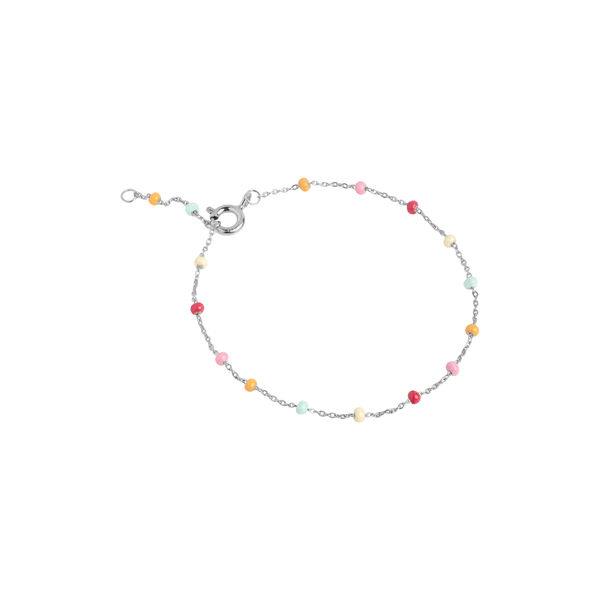 Lola Bracelet, silver/rainbow, ENAMEL Copenhagen