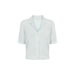 ESNola SS Knit Cardigan, pale blue, esm&eacute; studios