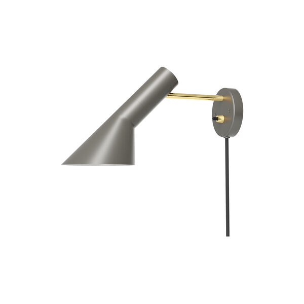 AJ Wall Lamp, brass/warm grey, Louis Poulsen