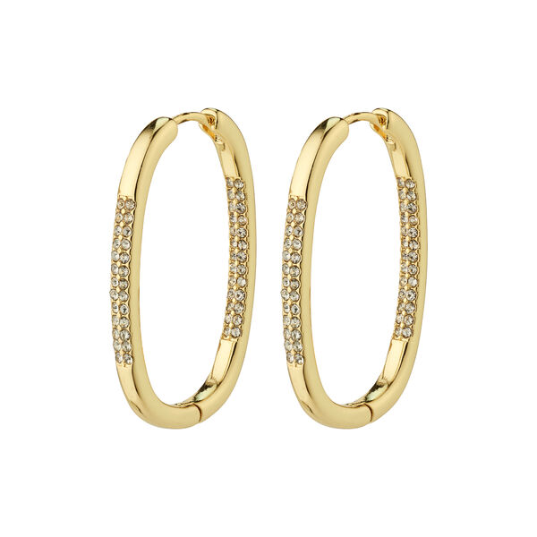 STAR Recycled Hoops, gold-plated STAR Recycled Hoops, gold-plated, Pilgrim