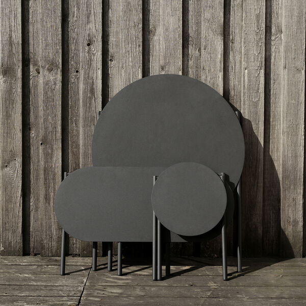 Disc Table, black, Zone Denmark