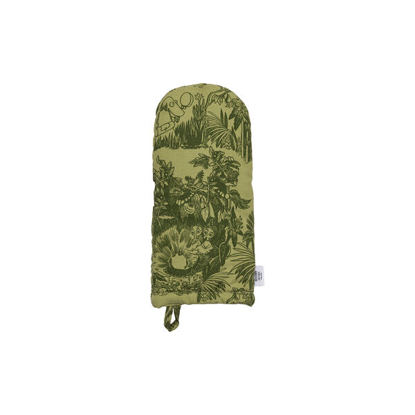 Moomin oven glove Mysterious Forest, green, Moomin Arabia