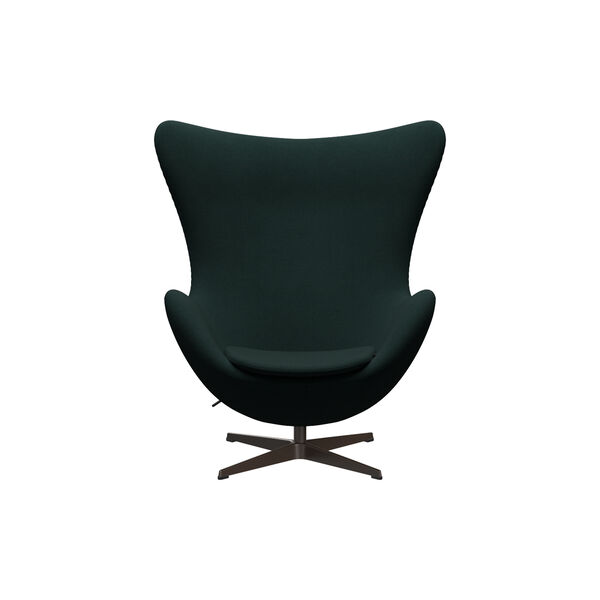 Egg™ 3316 Lounge Chair, Christianshavn 1161 dark green/brown bronze, Fritz Hansen