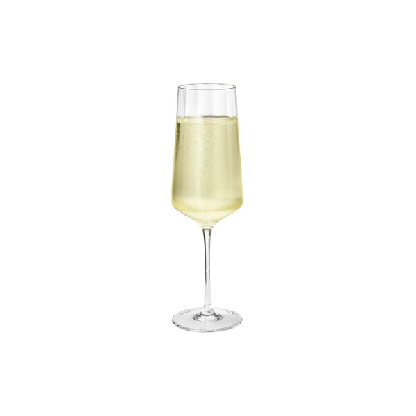 Bernadotte Champagne Flute Glass 6 pcs, Georg Jensen