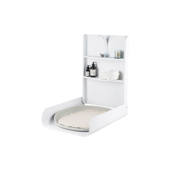 Sebra Wall Mounted Changing Table, classic white, Sebra