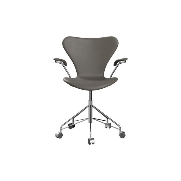 Series 7™ 3217 Fully Upholstered Office Chair, Essential lava Series 7™ 3217 Fully Upholstered Office Chair, Essential lava, Fritz Hansen