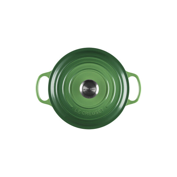 Signature round cast iron pot &Oslash; 24 cm, bamboo green, Le Creuset