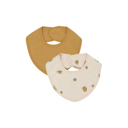 2-pack Bibs, lemon, Konges Sl&oslash;jd