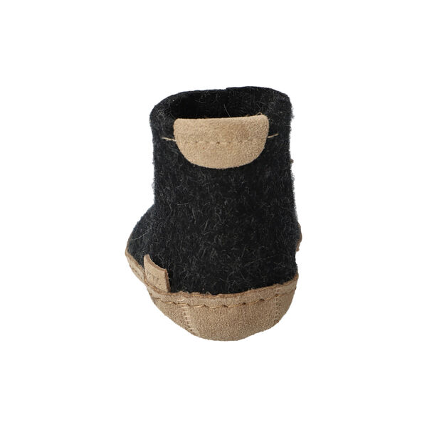 Felt Ankle Shoe Kids, charcoal Felt Ankle Shoe Kids, charcoal, Glerups