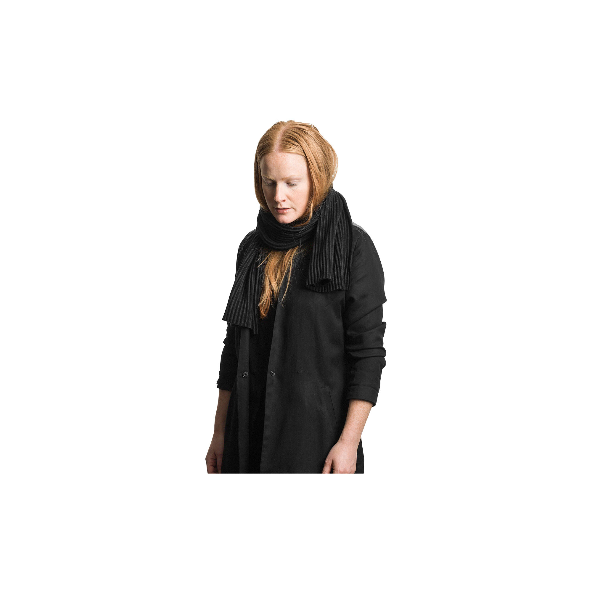 Short black sale scarf