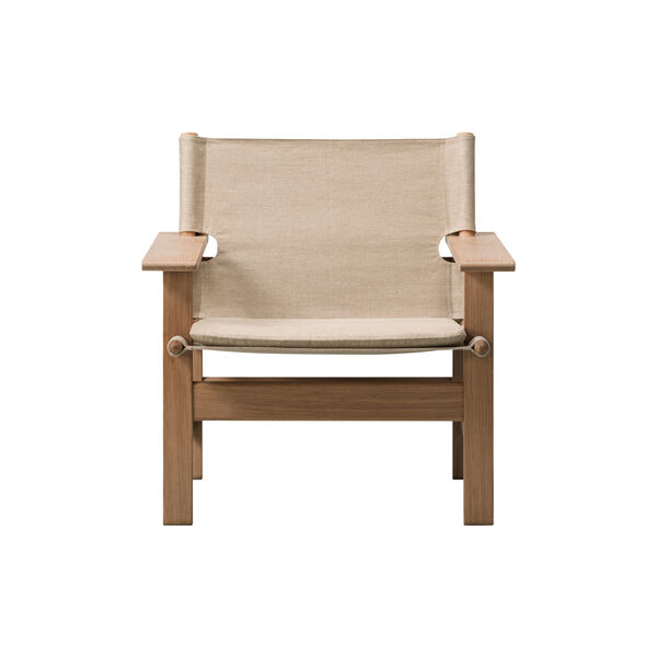 The Canvas Chair with Cushion, oiled oak/canvas The Canvas Chair with Cushion, oiled oak/canvas, Fredericia Furniture