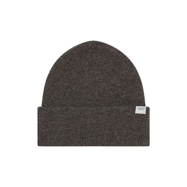 Beanie Anholt, brown melange, Compass Classic