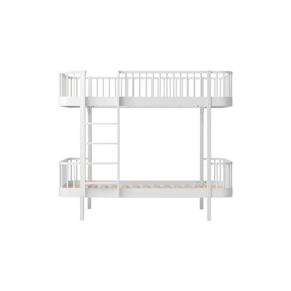 Wood Original Bunk Bed 90x200 cm, white, Oliver Furniture
