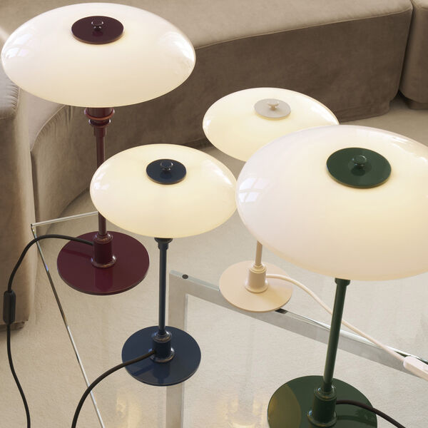 PH 3/2 Table Lamp, glossy deep blue, Louis Poulsen
