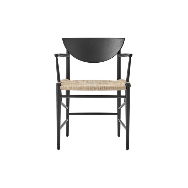 Drawn HM4 Dining Chair, black lacquered oak, &Tradition