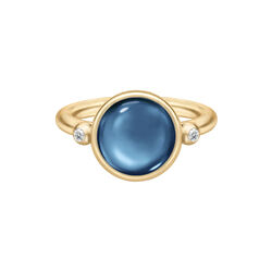 Prime Ring, gold/sapphire blue, Julie Sandlau