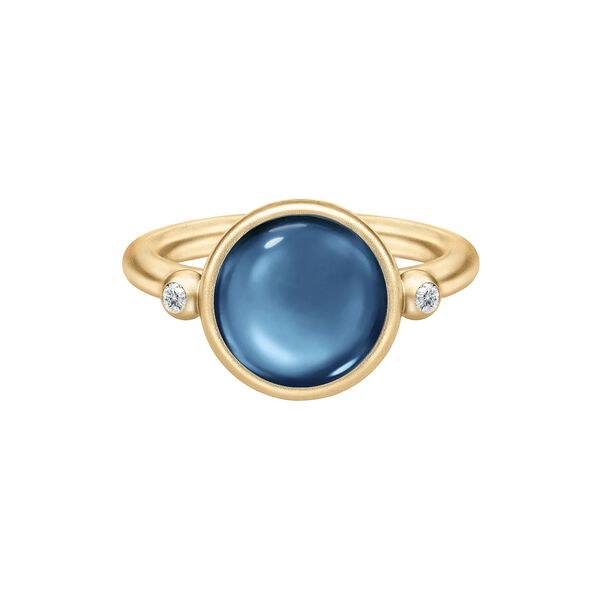 Prime Ring, gold/sapphire blue, Julie Sandlau
